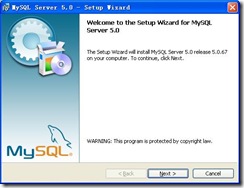 英文版MySQL 5安装步骤图解介绍 十、窗下