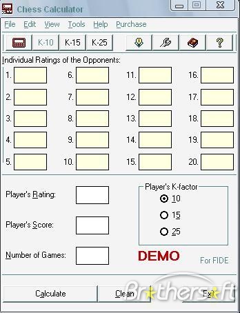 Chess Calculator for FIDE1.60.0012