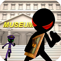 火柴人抢劫博物馆手机版(Stickman Museum Robbery Escape)