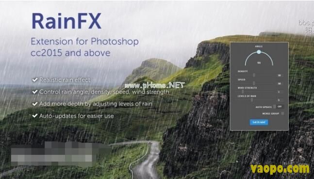 PS模拟下雨插件