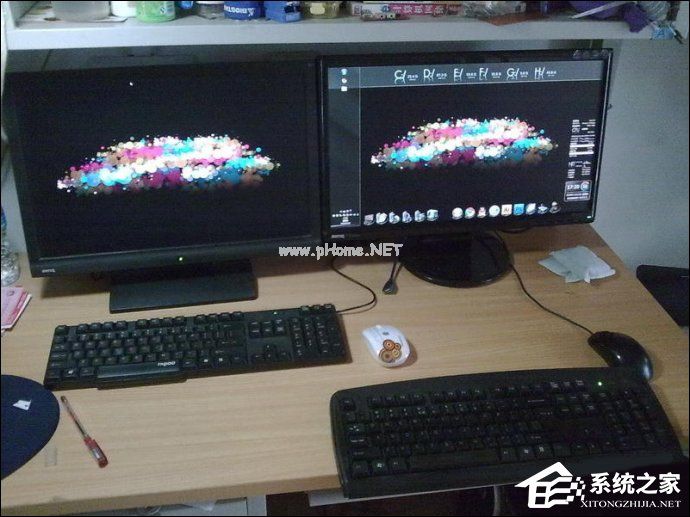 电脑一拖二教程：一台主机两个显示器看电影玩游戏两不相误