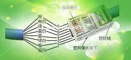网线水晶头怎么接？网线水晶头接法图解
