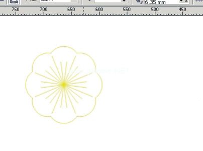 调整线段长短并填充颜色