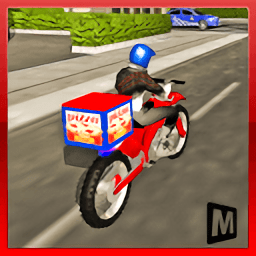 骑摩托送披萨模拟器