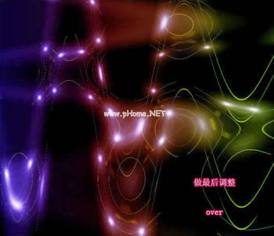 ps五彩缤纷背景效果图