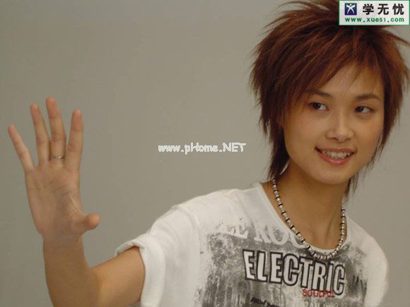 修改照片李宇春最终效果图