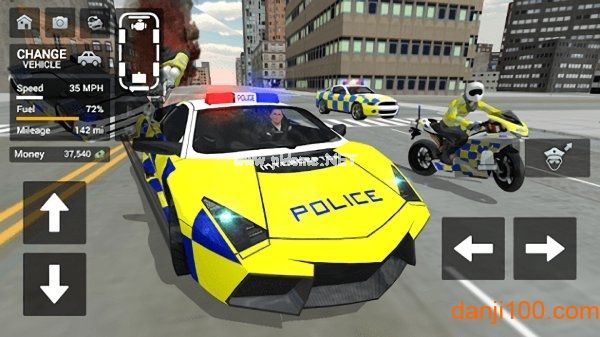 警车护送车队模拟游戏下载