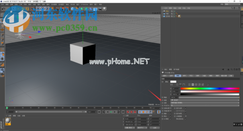 c4d交互式渲染区域的使用方法
