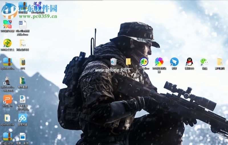 火萤视频桌面显示桌面应用图标的方法
