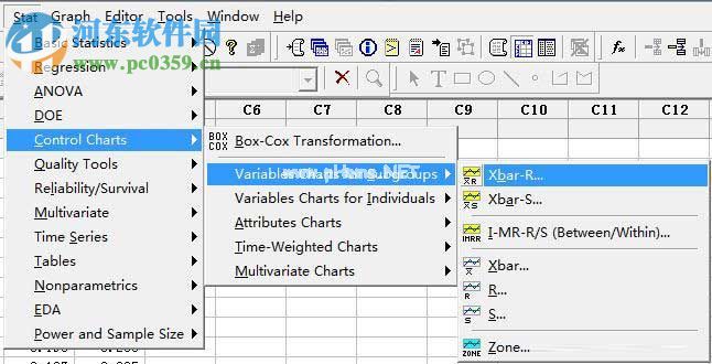 使用Minitab制作SPC控制图表的方法