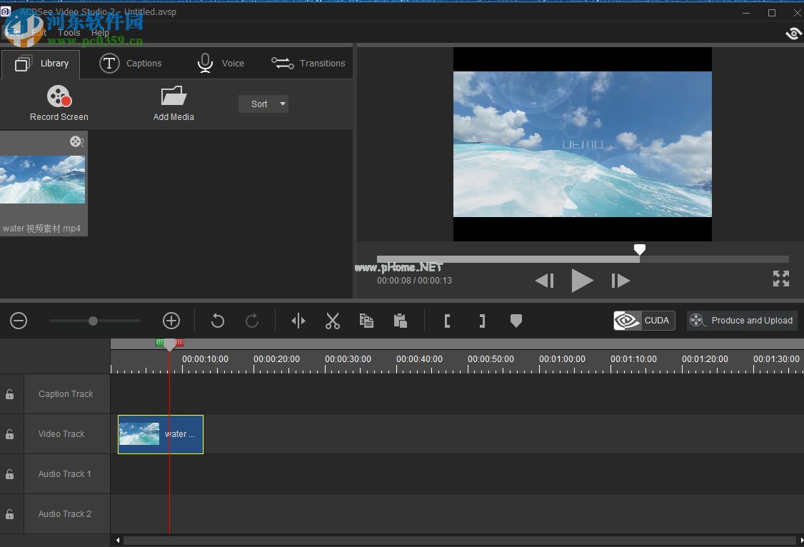 ACDSee  Video  Studio  2给视频制作字幕的方法