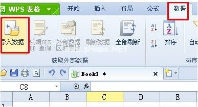 wps表格如何导入txt数据