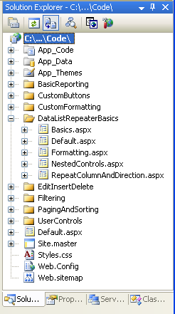 在ASP.NET 2.0第二十九版中操作数据:使用数据列表和中继器显示数据