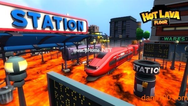 热熔岩地板游戏