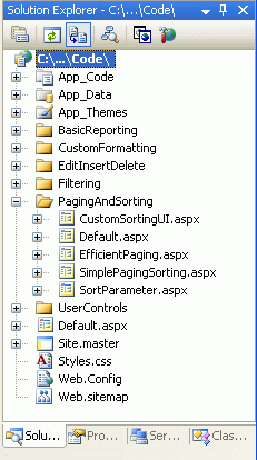 ASP.NET 2.0中的运营数据二十四:报告数据的分页和排序