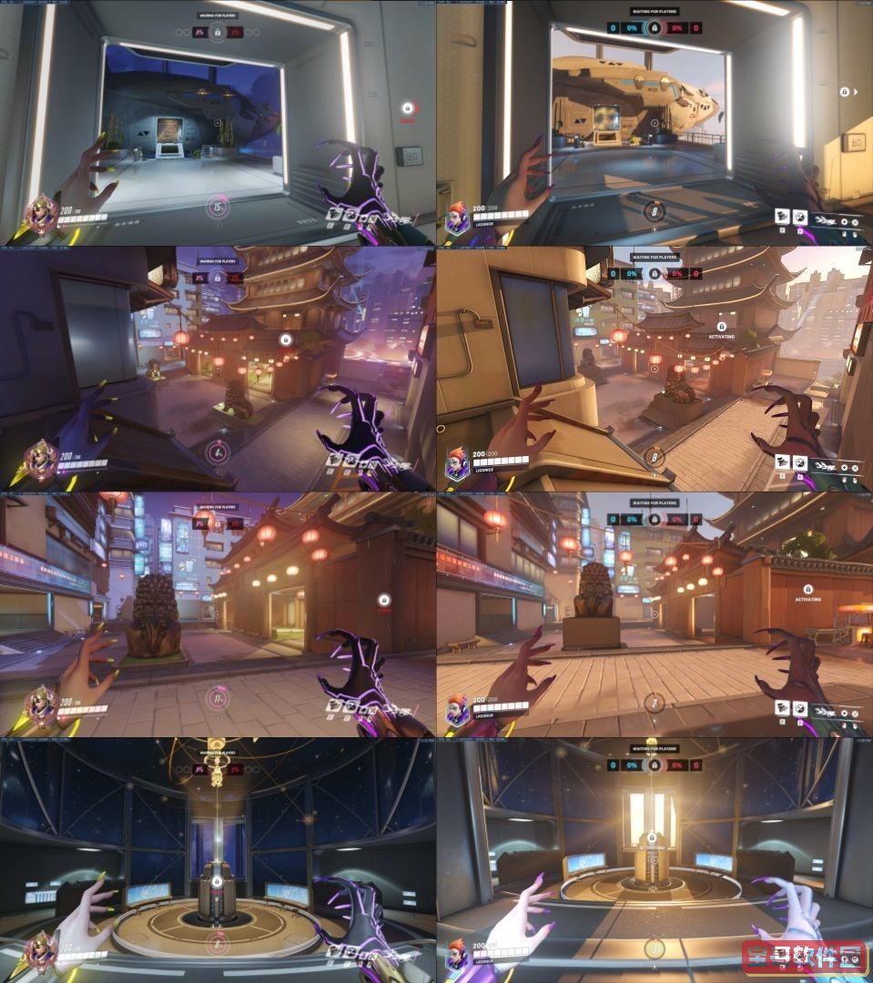 《守望先锋1》和《守望先锋2》地图对比 地图时间有变化