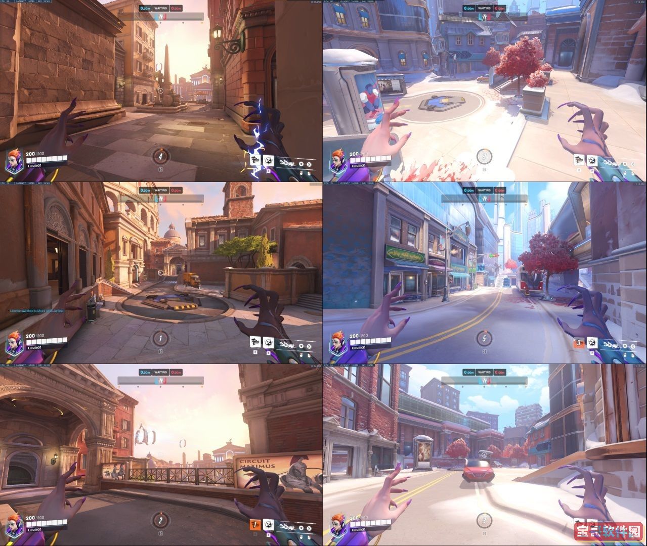 《守望先锋1》和《守望先锋2》地图对比 地图时间有变化