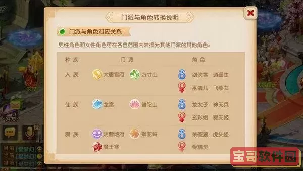 《梦幻西游》换宗派可以免费洗一些物品吗