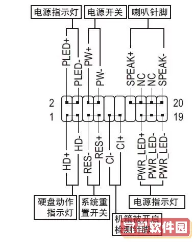 p45主板电源线接法图解图图2