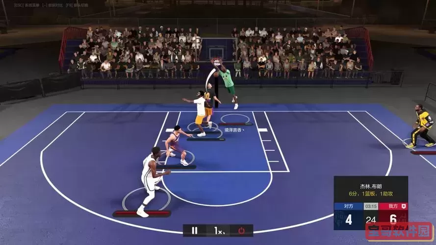 nba2kol2内线扣篮技巧图3