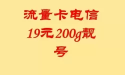 电信纯流量卡19元200g-电信纯流量卡19元200g官方办理