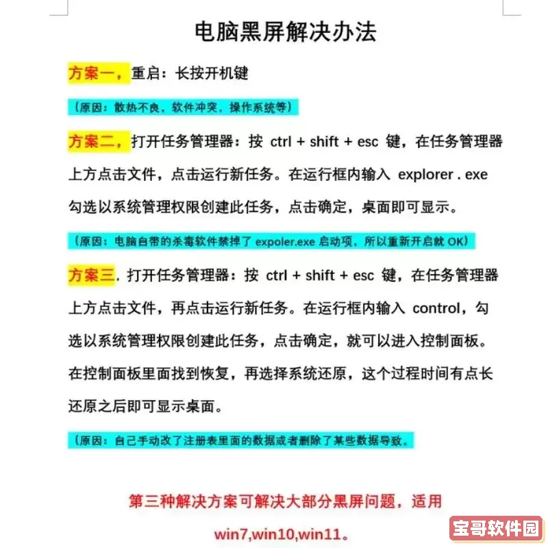 为什么电脑用着用着就黑屏了-电脑用着用着就黑屏了是怎么回事过几秒又好了图2