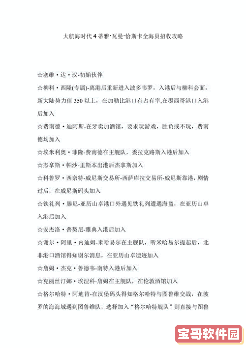 大航海时代4拉斐尔海员招收-大航海时代4拉斐尔海员攻略图1