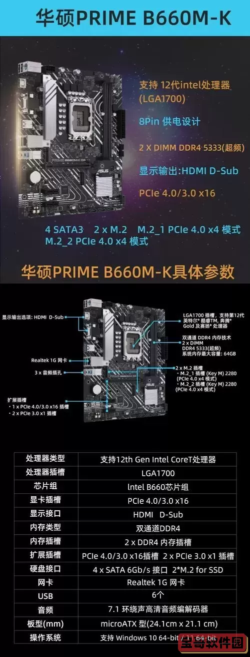 华硕b660m主板详细参数-华硕b660m主板详细参数配置图2