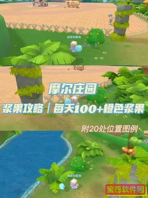 摩尔庄园手游浆果丛林位置及攻略详解图1