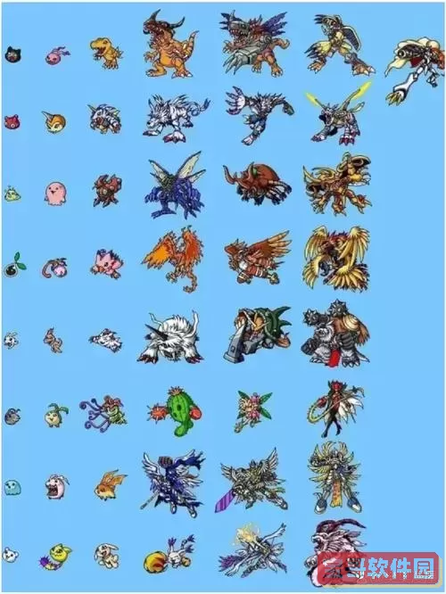 数码宝贝复原解码进化条件图1