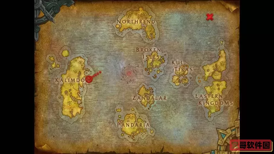 魔兽世界地图高清大图图2