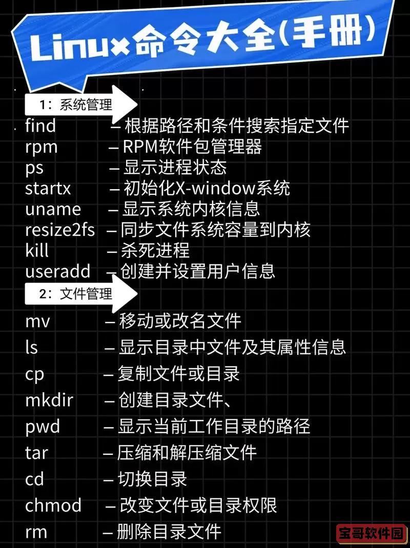终极Linux命令行宝典:CHM电子版下载,助你轻松掌握Linux命令图1
