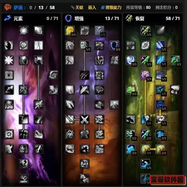 魔兽世界怀旧天赋模拟器图2