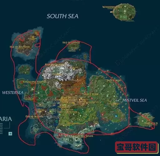 魔兽世界潘达利亚地图图1