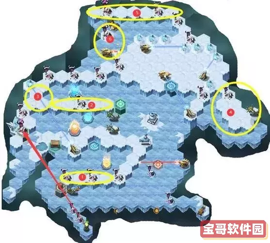 剑与远征冬霜群岛攻略路线图,剑与远征冬霜群岛通关路线图2