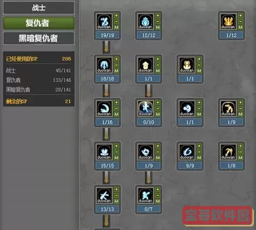 龙之谷黑暗复仇者技能纹章-龙之谷黑暗复仇者技能顺序图2