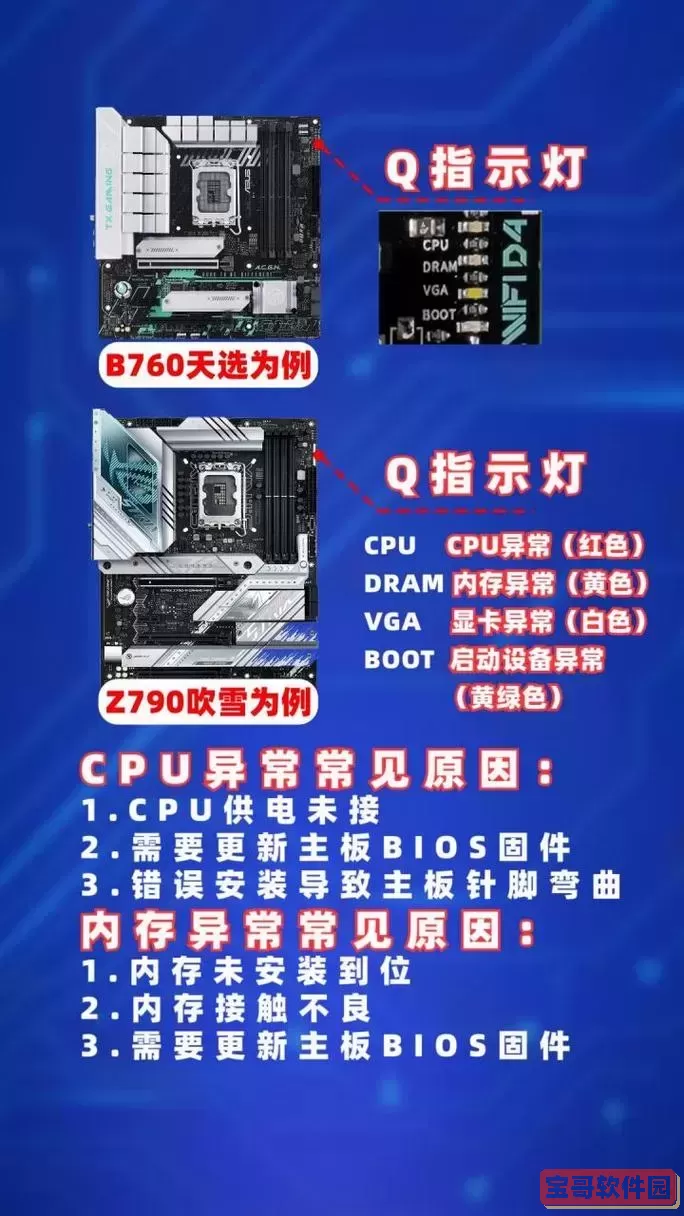 华硕B550M重炮手主板关机后灯不灭，解决方案与故障分析图2