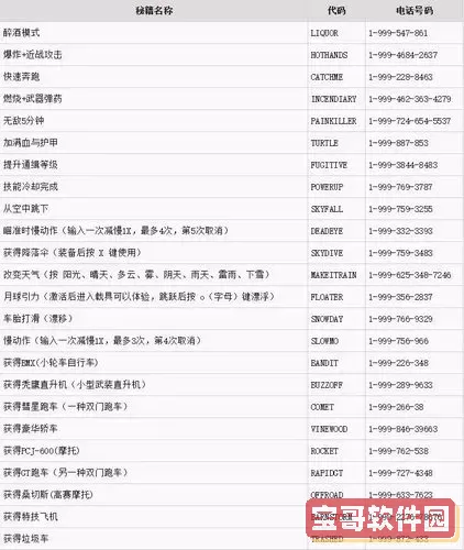 侠盗猎车5秘籍秘籍大全图1