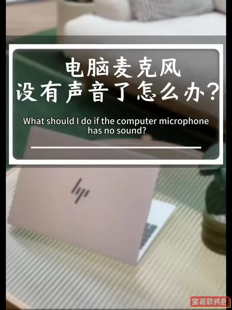 如何修复笔记本电脑麦克风无声音问题教程图1