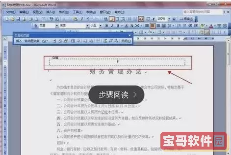 wps里word页眉页脚不显示了图3