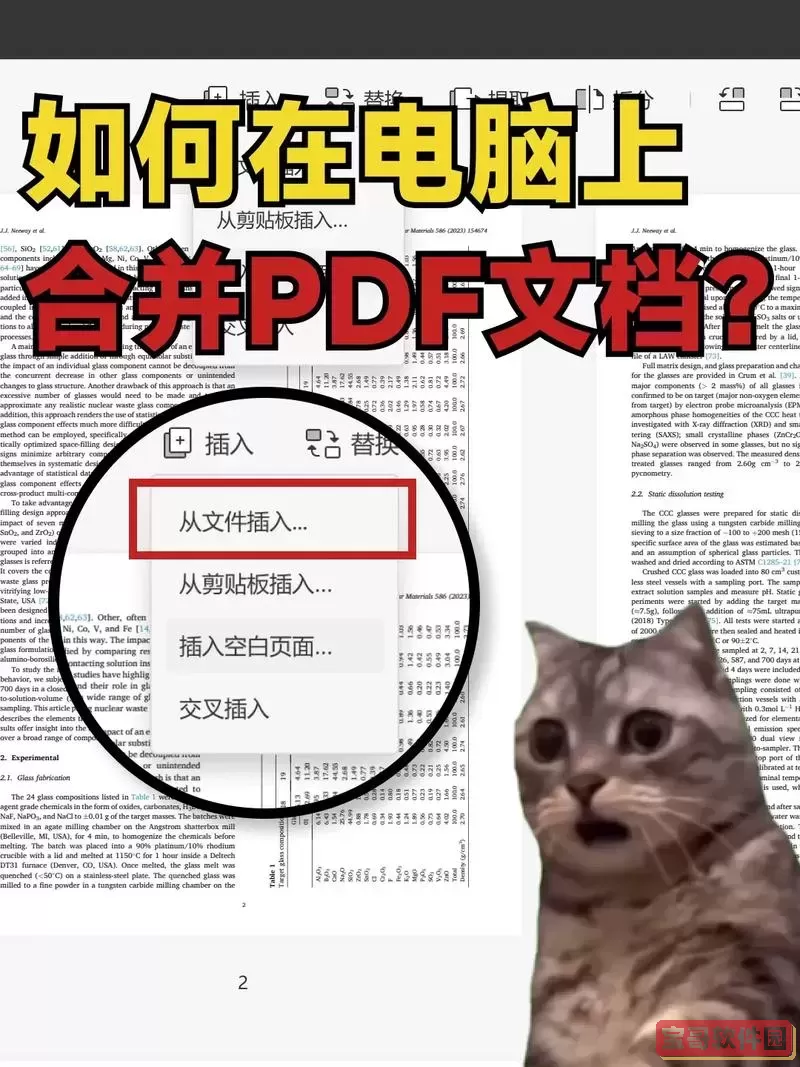 如何将多个PDF文件合并成一个文件并打印？详细步骤解析图1