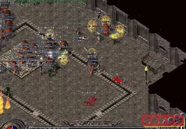 热血传奇怀旧版法师挂机路线图1