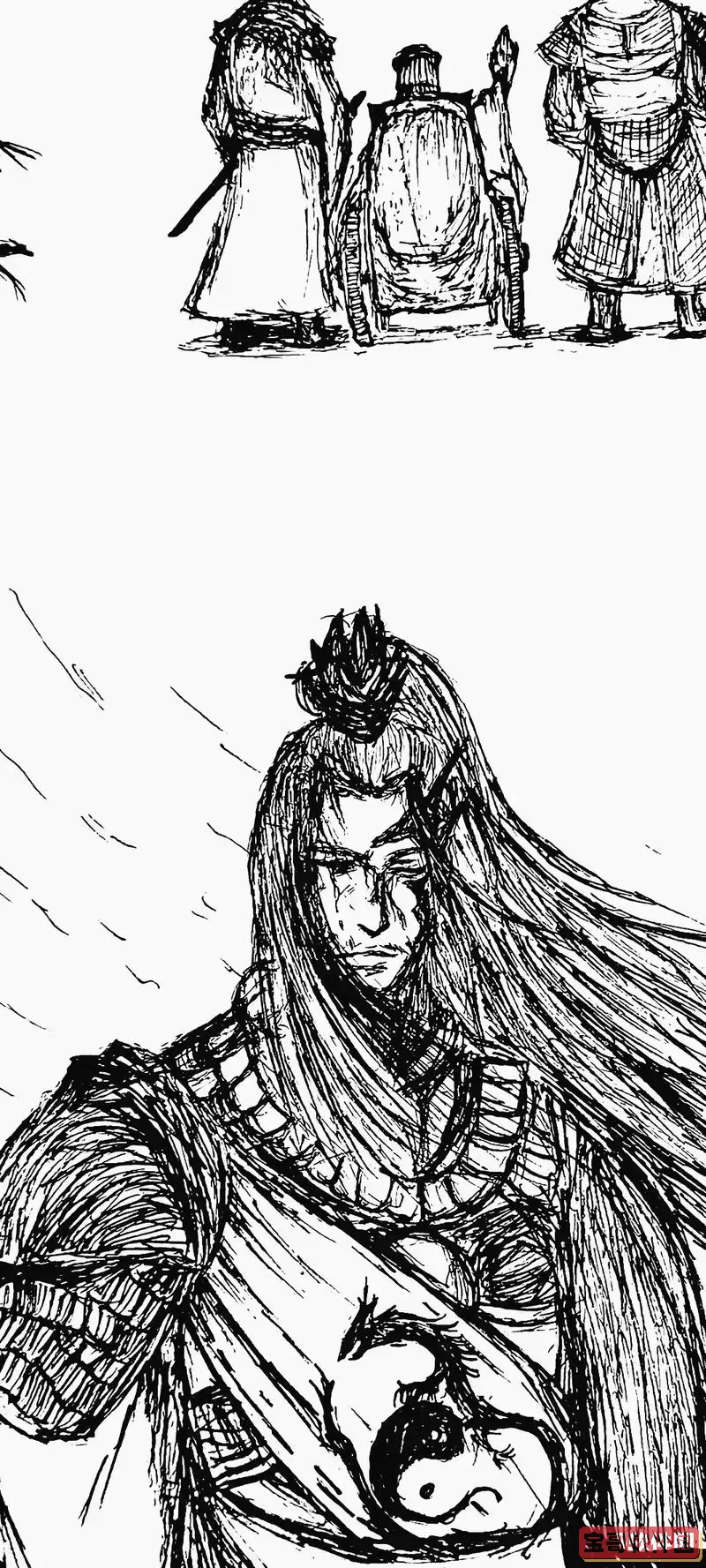 三国杀姜维手绘图1