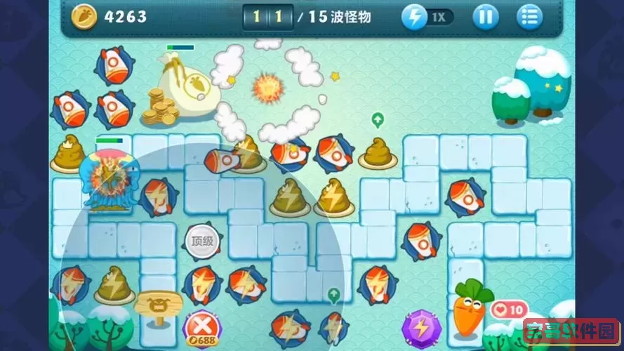 保卫萝卜1完整攻略视频图1
