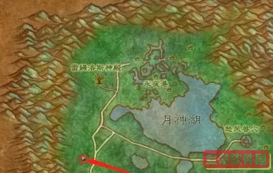 魔兽世界怎么去月光林地图1