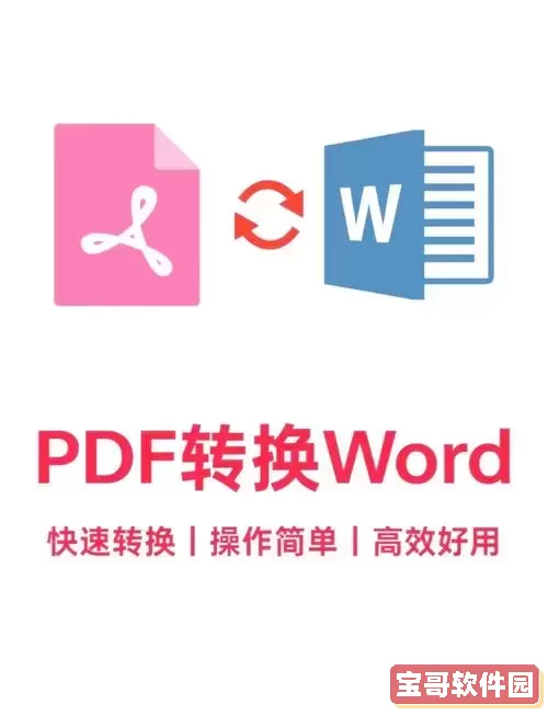 免费PDF转Word软件推荐：无需付费的转换工具图2