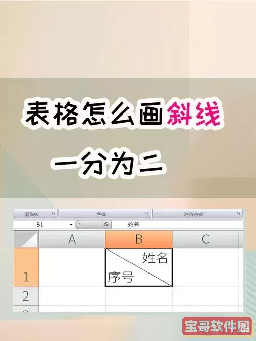 word表格一分为二的斜线怎么做_word表格一分为二怎么弄图2