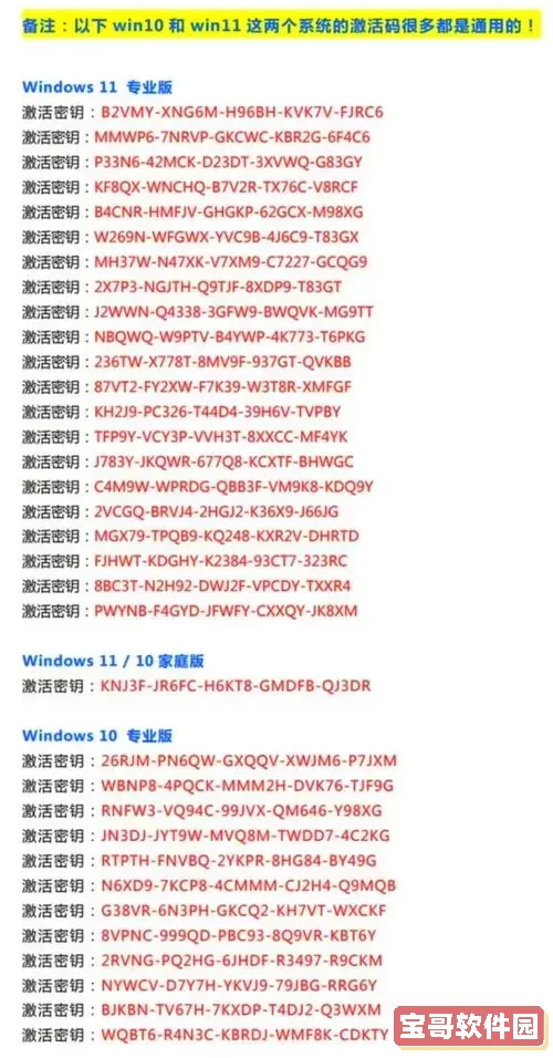 win10专业版激活密钥永久图1