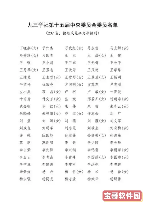 中央委员成员最新名单公布时间及详情最新汇总图2
