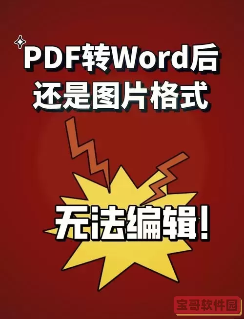pdf文件放到word里面不是图片是文档图1
